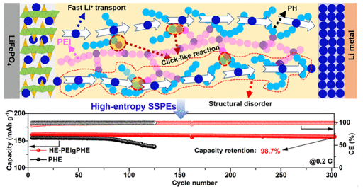 High-Entropy Polymer Electrolytes Derived from Multivalent Polymeric Ligands for Solid-State Lithium Metal Batteries with Accelerated Li+ Transport [Nano Letters (2024)]