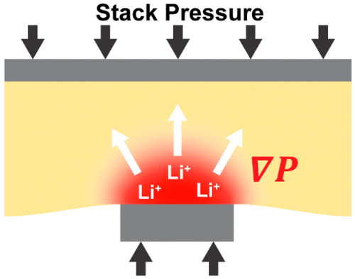 Preferential Lithium Plating in the Interfacial Void Region in All-Solid-State Batteries via Pressure Gradient-Driven Lithium-Ion Flux [ACS Energy Letters (2024)]